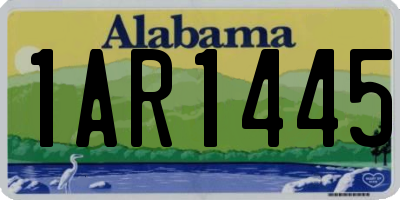 AL license plate 1AR1445