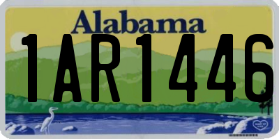 AL license plate 1AR1446