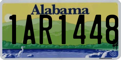 AL license plate 1AR1448