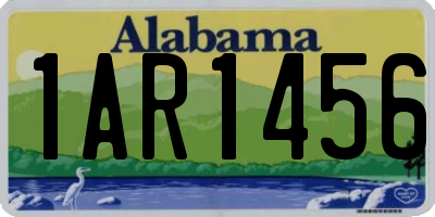 AL license plate 1AR1456
