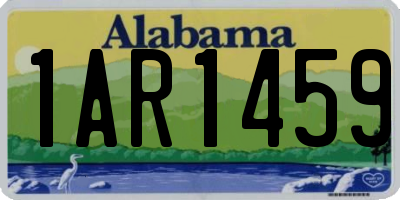 AL license plate 1AR1459