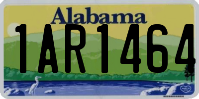 AL license plate 1AR1464