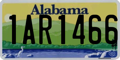 AL license plate 1AR1466