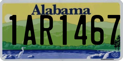 AL license plate 1AR1467