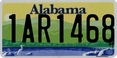 AL license plate 1AR1468