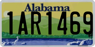 AL license plate 1AR1469