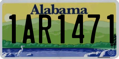 AL license plate 1AR1471