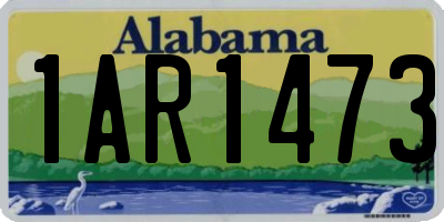 AL license plate 1AR1473