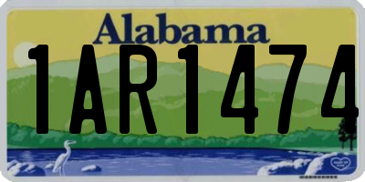 AL license plate 1AR1474