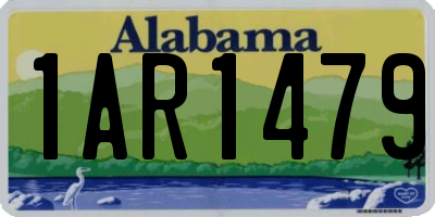 AL license plate 1AR1479