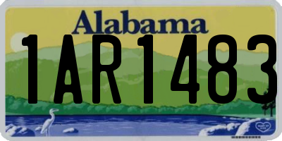 AL license plate 1AR1483