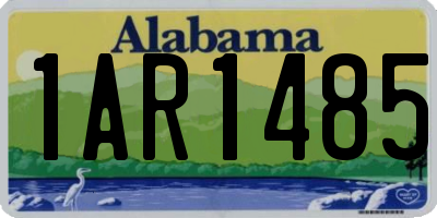 AL license plate 1AR1485