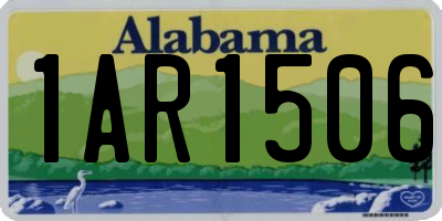 AL license plate 1AR1506