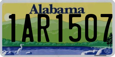 AL license plate 1AR1507