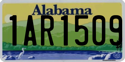 AL license plate 1AR1509