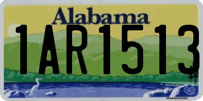AL license plate 1AR1513