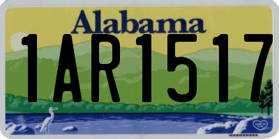 AL license plate 1AR1517