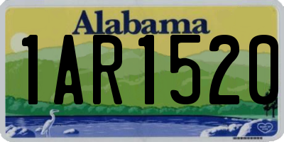 AL license plate 1AR1520