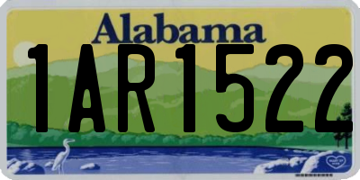 AL license plate 1AR1522