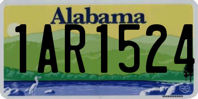 AL license plate 1AR1524