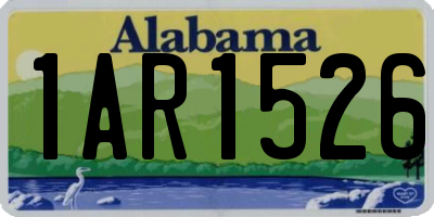 AL license plate 1AR1526