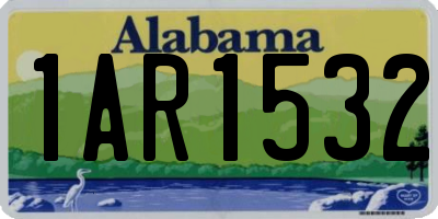 AL license plate 1AR1532