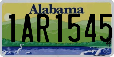 AL license plate 1AR1545