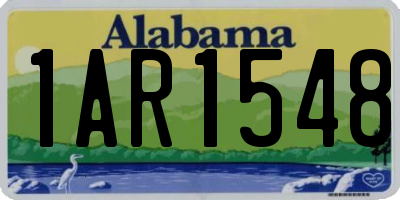 AL license plate 1AR1548