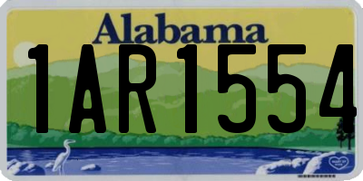 AL license plate 1AR1554