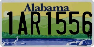 AL license plate 1AR1556