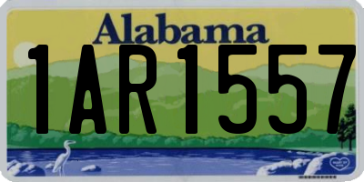 AL license plate 1AR1557