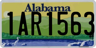 AL license plate 1AR1563