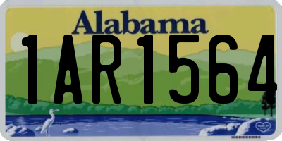 AL license plate 1AR1564