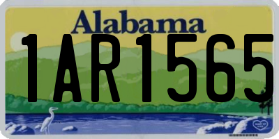 AL license plate 1AR1565