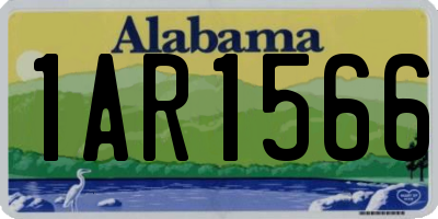 AL license plate 1AR1566