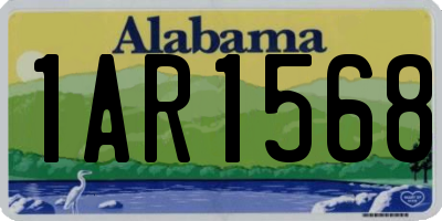 AL license plate 1AR1568