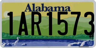 AL license plate 1AR1573