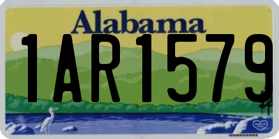 AL license plate 1AR1579