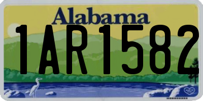 AL license plate 1AR1582