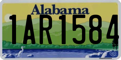 AL license plate 1AR1584