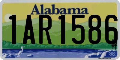 AL license plate 1AR1586