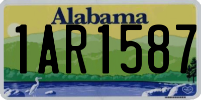 AL license plate 1AR1587