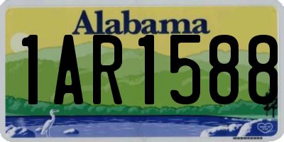 AL license plate 1AR1588