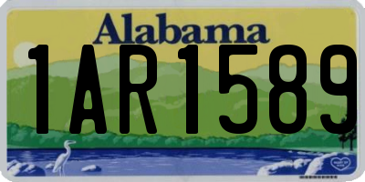 AL license plate 1AR1589