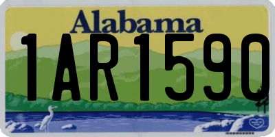 AL license plate 1AR1590