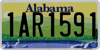 AL license plate 1AR1591