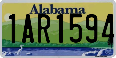 AL license plate 1AR1594
