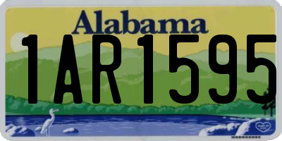 AL license plate 1AR1595