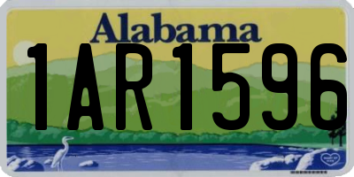 AL license plate 1AR1596