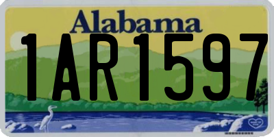 AL license plate 1AR1597